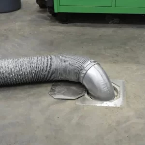 Plug-inn Underground Vehicle Exhaust Systems